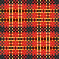 tartan geruite patroon met textuur en trouwkleur. vector