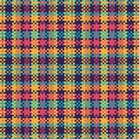 tartan geruite patroon met textuur en trouwkleur. vector