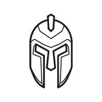 middeleeuwse helm icoon vector