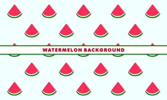 watermeloen patroon vector achtergrond