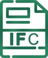 ifc creatief icoon ontwerp vector