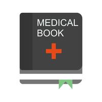 Vector medische boekpictogram