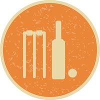 Cricket pictogram vectorillustratie vector