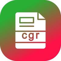 cgr creatief icoon ontwerp vector