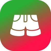 shorts creatief icoon ontwerp vector