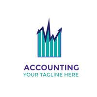 accounting en cpa bedrijven logo ontwerp vector