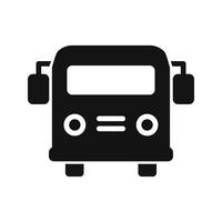 Vector schoolbus pictogram