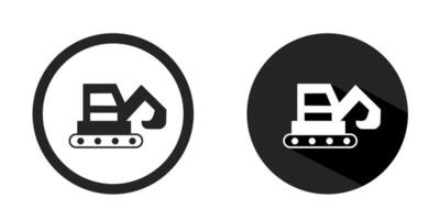 graafmachine logo's. graafmachine icoon vector ontwerp zwart kleur. voorraad vector.