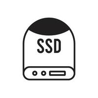 ssd icoon vector