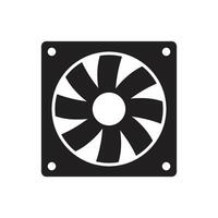 computer ventilator icoon vector