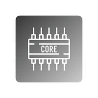 chipset icoon vector