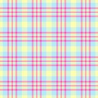 controleren Schotse ruit achtergrond van naadloos structuur kleding stof met een patroon textiel plaid vector. vector