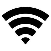 wifi glyph-pictogram vector