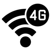 wifi glyph-pictogram vector