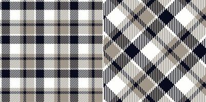 vector geruit patroon of plaid patroon . tartan, getextureerde naadloos keperstof voor flanel overhemden, dekbed dekt, andere herfst winter textiel molens. vector formaat