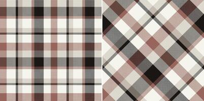 vector geruit patroon of plaid patroon . tartan, getextureerde naadloos keperstof voor flanel overhemden, dekbed dekt, andere herfst winter textiel molens. vector formaat