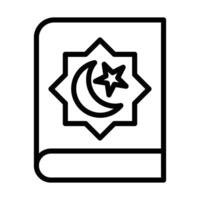 al-koran schets icoon vector