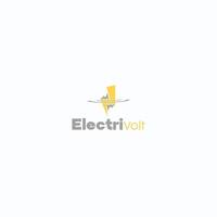 elektrisch volt logo ontwerp voor elektrisch bedrijf vector