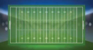 voetbalveld met lichte onscherpe achtergrond van sportstadion. vector. vector