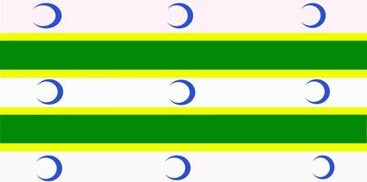 bandera dels turcmans d'iran vector