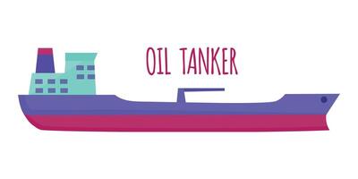olie tanker icoon clip art avatar logotype geïsoleerd vector illustratie