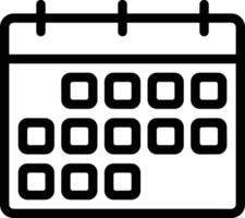 kalender schema icoon symbool vector afbeelding. illustratie van de modern afspraak herinnering agenda symbool grafisch ontwerp beeld