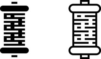 draad icoon, teken, of symbool in glyph en lijn stijl geïsoleerd Aan transparant achtergrond. vector illustratie