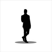 mannen silhouet voorraad vector illustratie