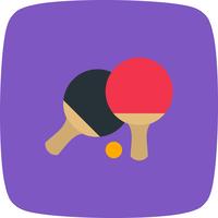 Ping Pong pictogram vectorillustratie vector