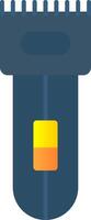 elektrisch scheerapparaat vlak helling icoon vector