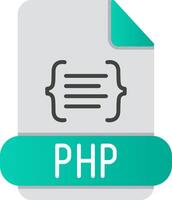 php vlak helling icoon vector
