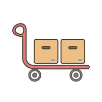 Vector Trolley pictogram