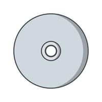 Compact Disk Icon vectorillustratie vector