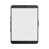 tablet mockup apparaat geïsoleerd pictogram vector