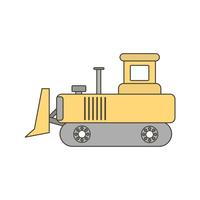 Vector Bulldozer pictogram