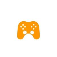 gamepad-pictogram op wit vector