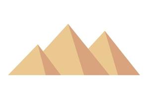egyptische piramides landmark vector
