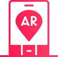 ar navigatie creatief icoon ontwerp vector