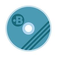 blauwe identiteits-cd vector