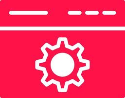 browser instelling creatief icoon ontwerp vector