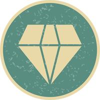 Vector diamant pictogram