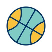 Basketbal pictogram vectorillustratie