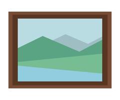 landschap fotomeubels vector