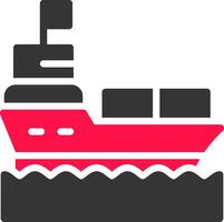 schip creatief icoon ontwerp vector