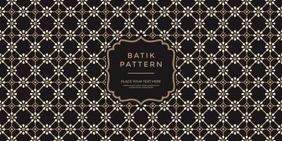 luxe en elegant vector Javaans etnisch batik patroon sjabloon