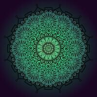 luxe mandala patroon achtergrond, circulaire patroon vector ontwerp