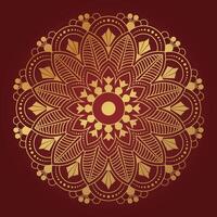 luxe mandala patroon achtergrond, circulaire patroon vector ontwerp