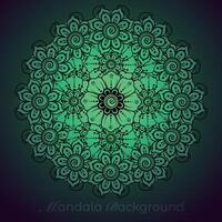 luxe mandala patroon achtergrond, circulaire patroon vector ontwerp