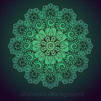 luxe mandala patroon achtergrond, circulaire patroon vector ontwerp