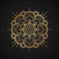 luxe mandala patroon achtergrond, circulaire patroon vector ontwerp